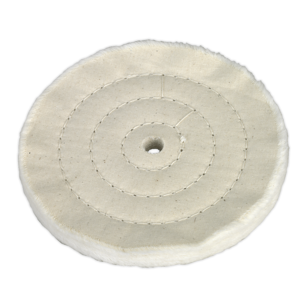 Sealey 150 x 13mm Buffing Wheel 16mm Bore - Fine