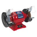 Sealey 150mm Bench Grinder with Wire Wheel 370W/230V