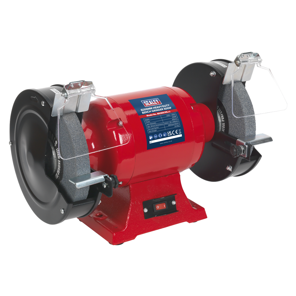 Sealey Heavy-Duty 200mm Bench Grinder 600W/230V