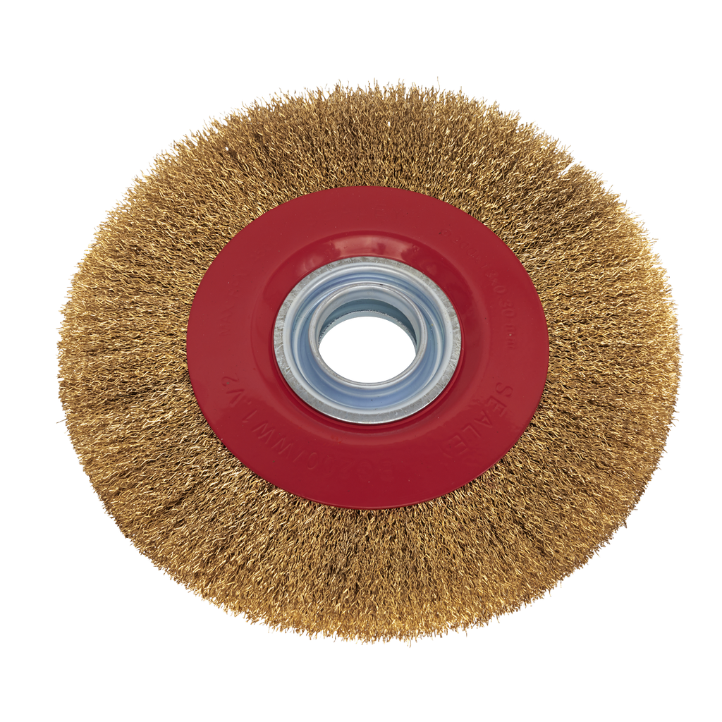 Sealey 200 x 13mm Crimped Narrow Wire Wheel 32mm Bore