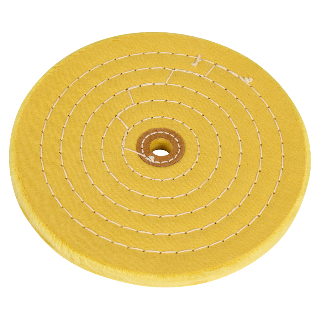 Sealey 200 x 16mm Buffing Wheel 16mm Bore - Coarse