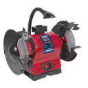 Sealey 200mm Bench Grinder with Worklight 550W/230V