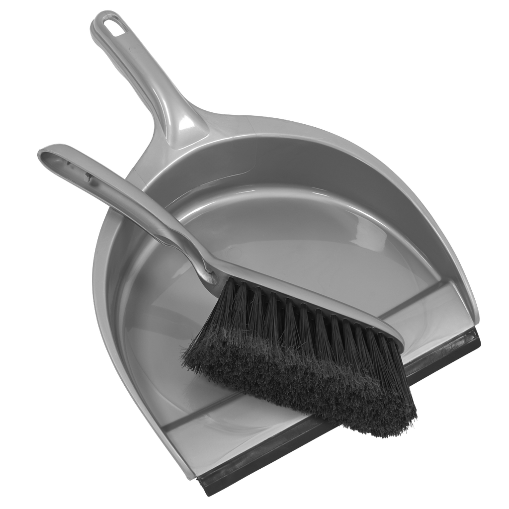 Sealey Dustpan & Brush Set Composite
