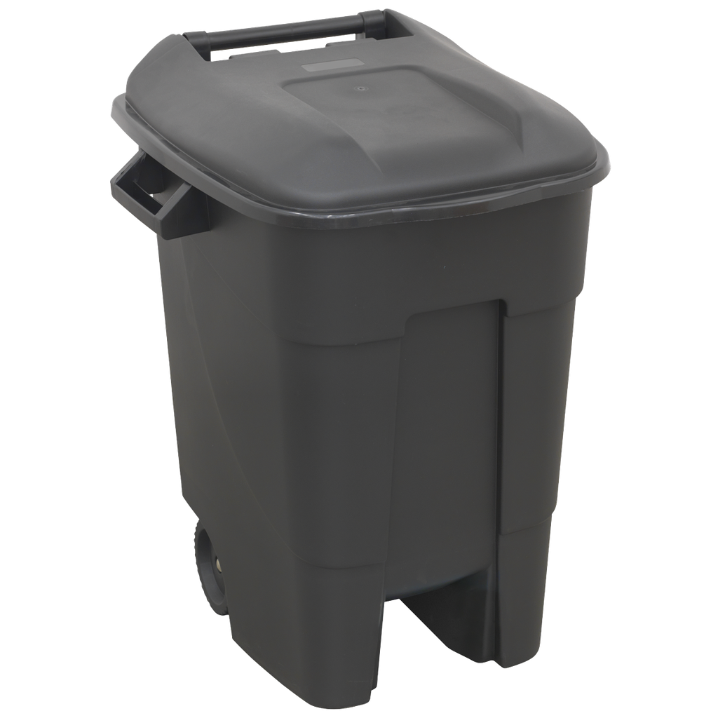 Sealey Refuse/Wheelie Bin 100L - Black
