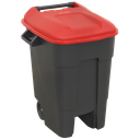 Sealey Refuse/Wheelie Bin 100L - Red