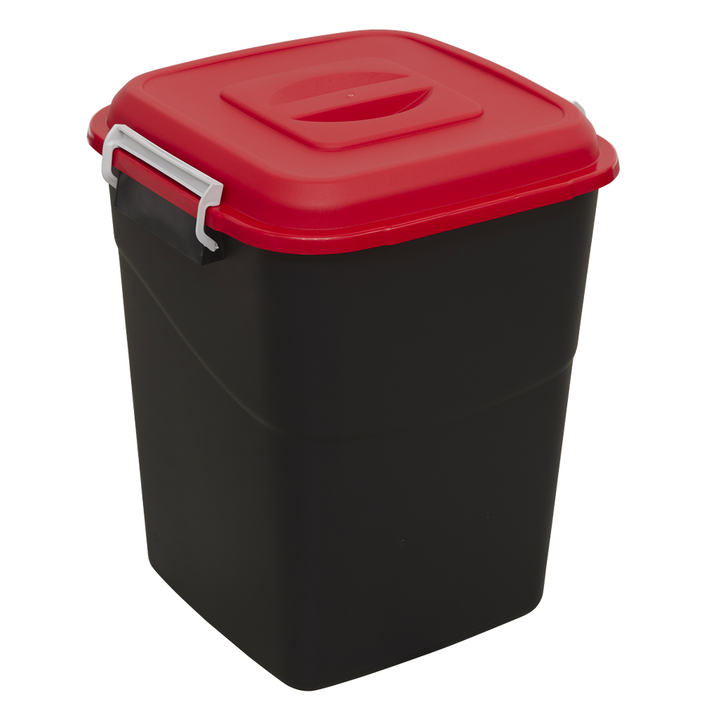 Sealey Refuse/Storage Bin 50L - Red
