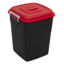 Sealey Refuse/Storage Bin 50L - Red