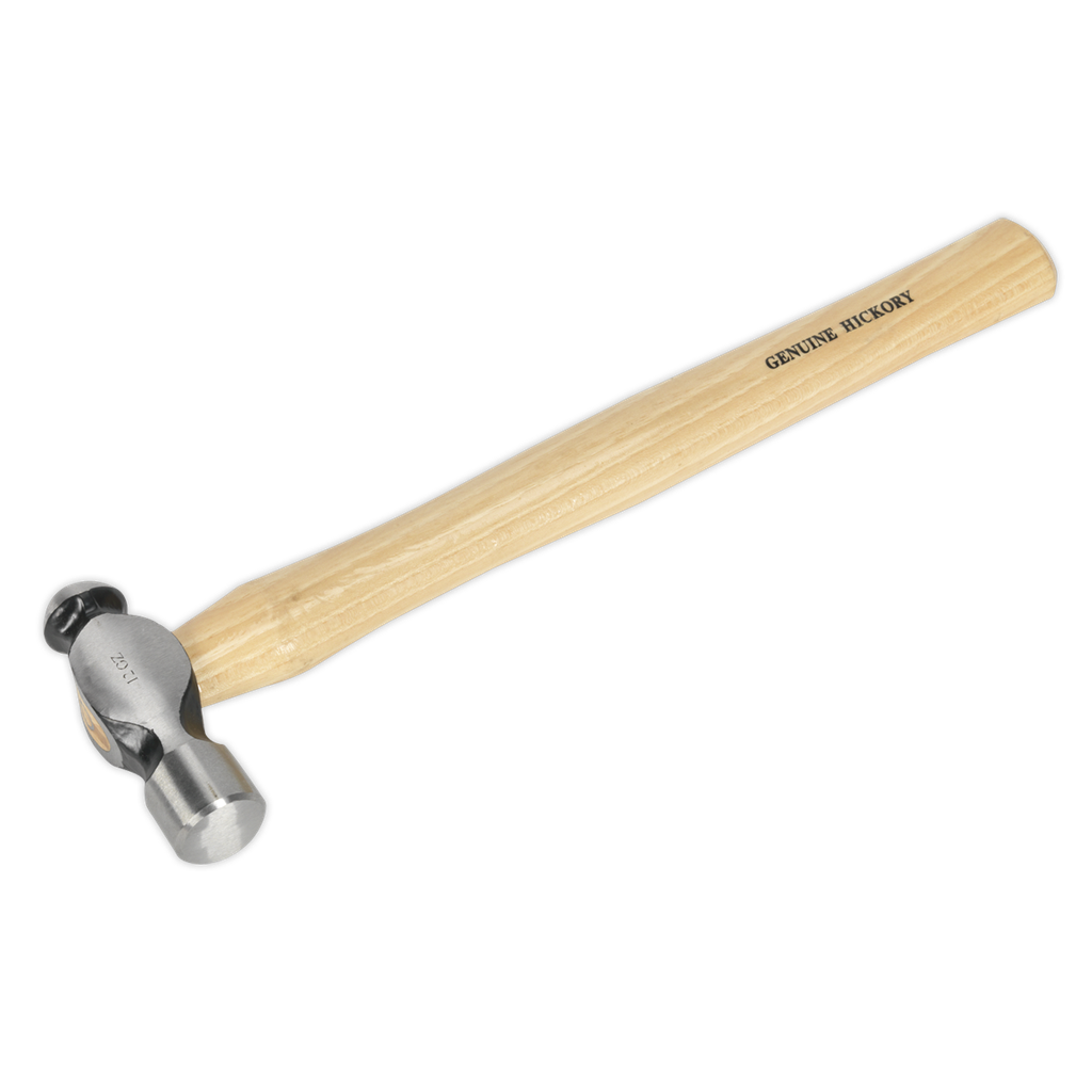 Sealey Premier Ball Pein Hammer with Hickory Shaft 12oz