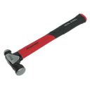 Sealey Premier Ball Pein Hammer with Fibreglass Shaft 16oz