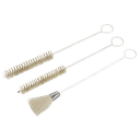 Sealey Spray Gun Cleaning Brush Set 3pc