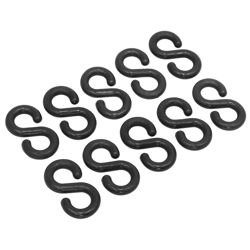 Sealey Plastic Chain S-Hook - Pack of 10