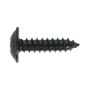 Sealey Self-Tapping Pozi Flanged Head Screw 4.8 x 13mm, Black - Pack of 100