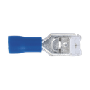 Sealey Piggy-Back Terminal 6.3mm, Blue - Pack of 100