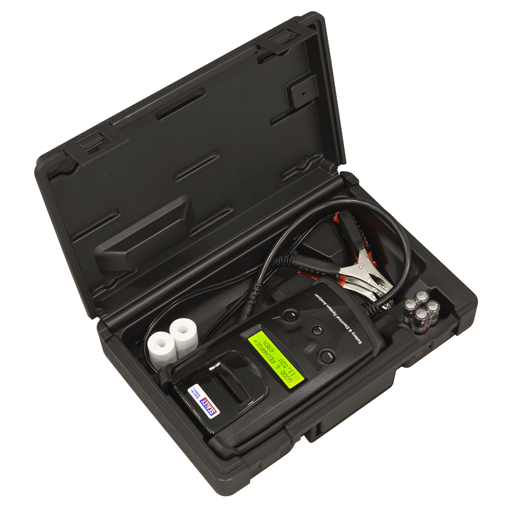 Digital Battery & Alternator Tester with Printer 6/12/24V