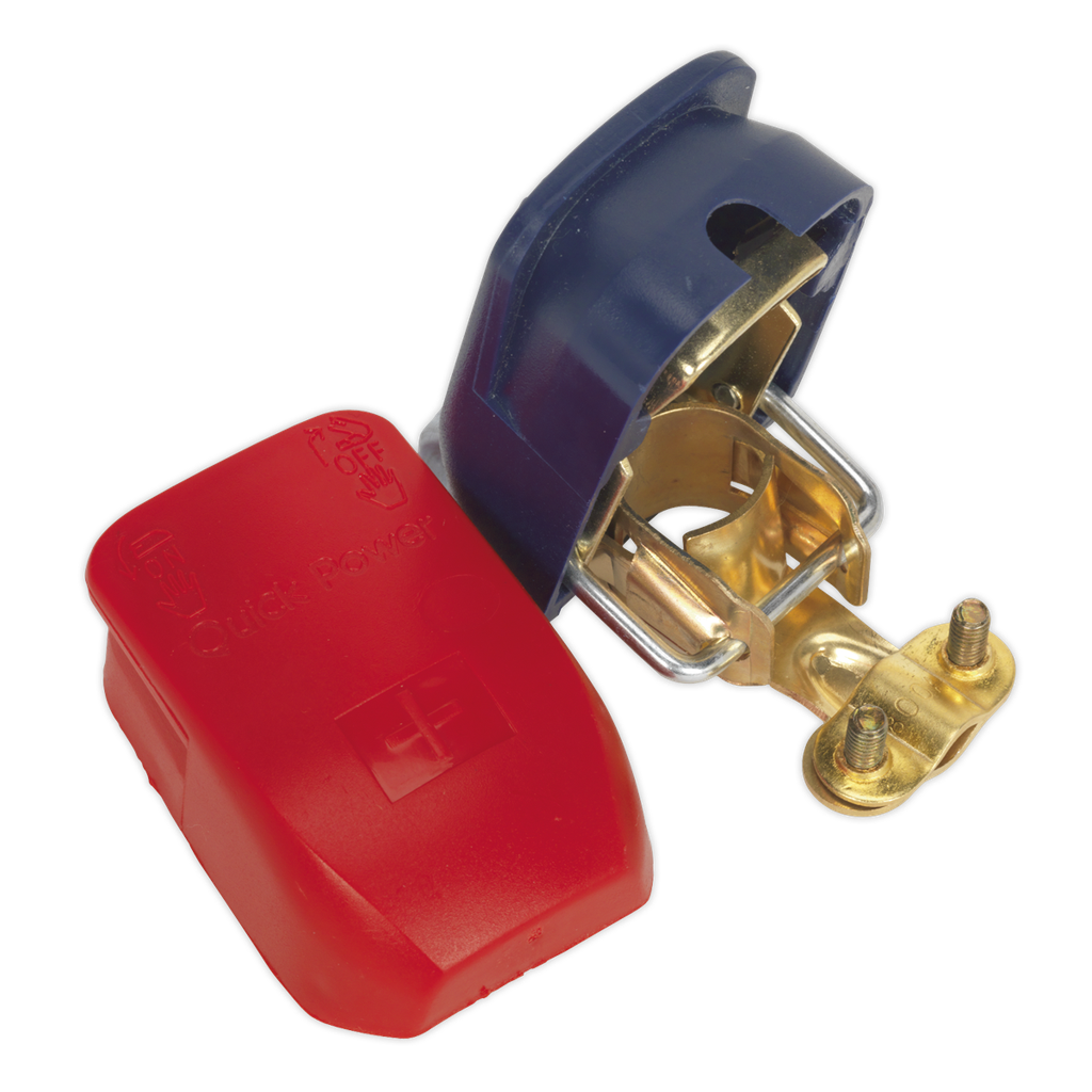 Quick Release Positive-Negative Battery Clamps - Pair
