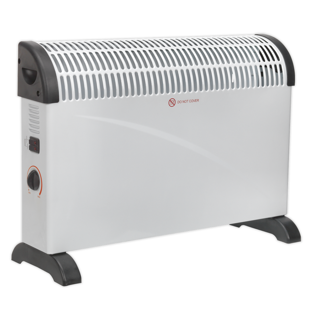 Sealey Convector Heater with 3 Heat Settings Thermostat 2000W/230V