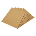 Sealey Worksafe® Glasspaper 280 x 230mm, Assorted - Pack of 5