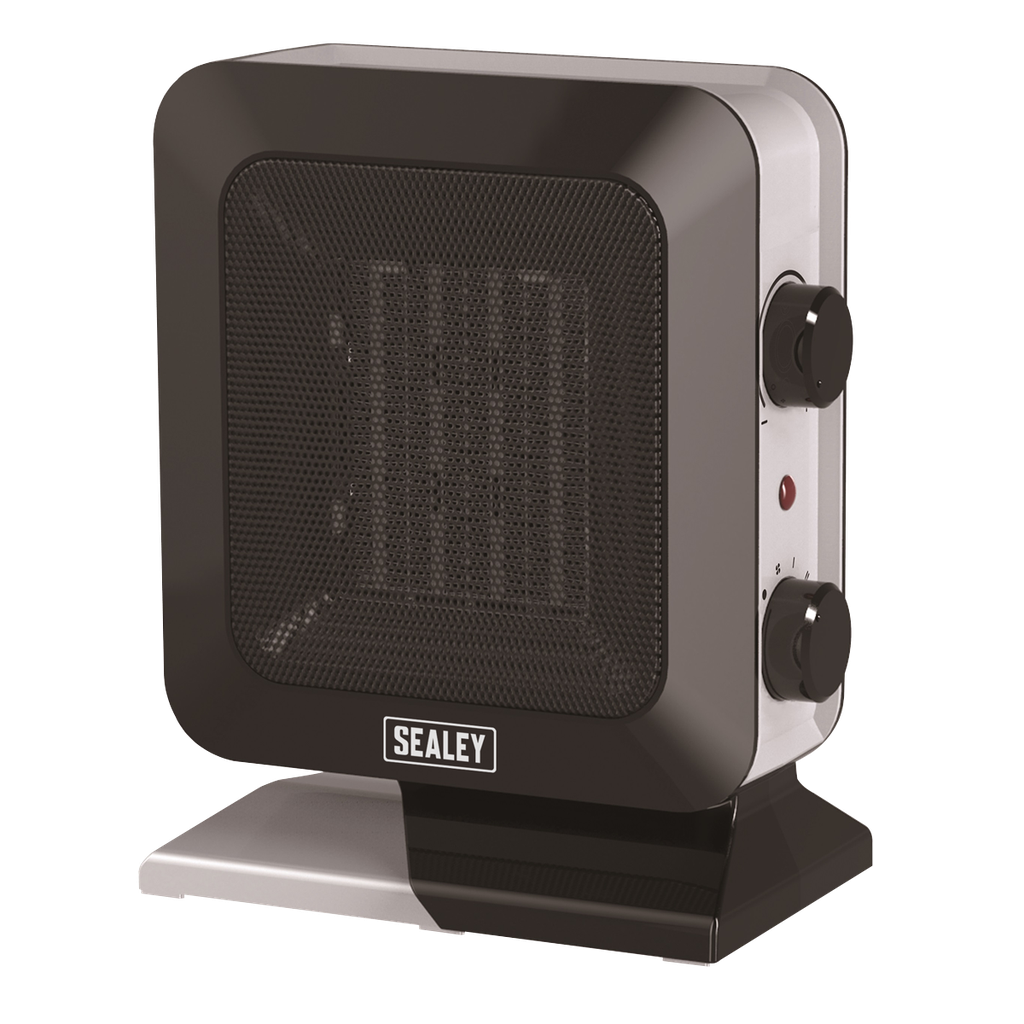 Sealey Ceramic Fan Heater with 2 Heat Settings 1400W/230V