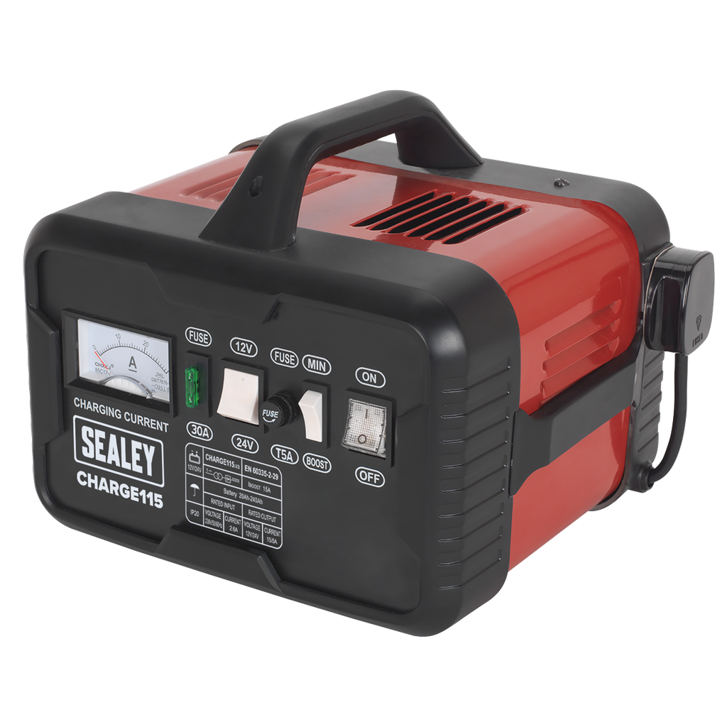 Sealey 12/24V Battery Charger 19A 230V