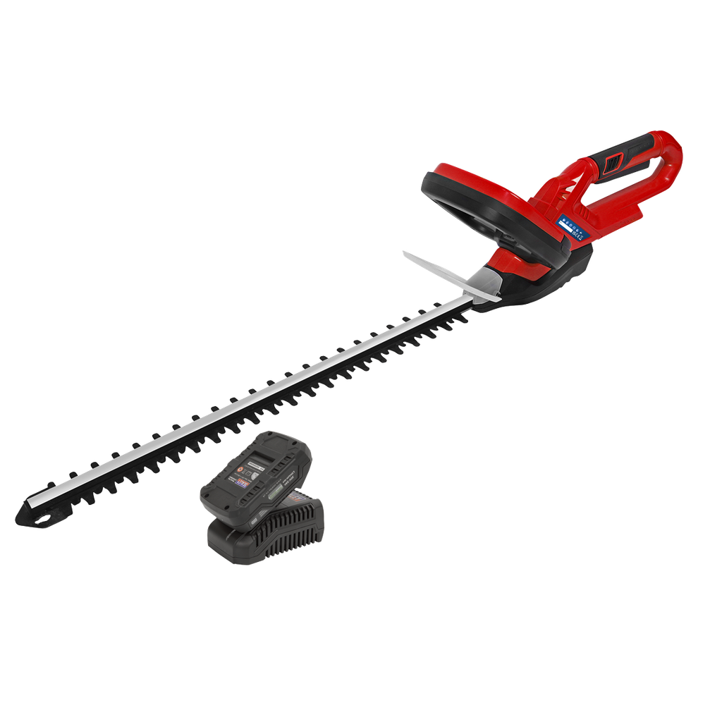 Sealey SV20 Series 52cm Cordless Hedge Trimmer 20V 2Ah with Batt