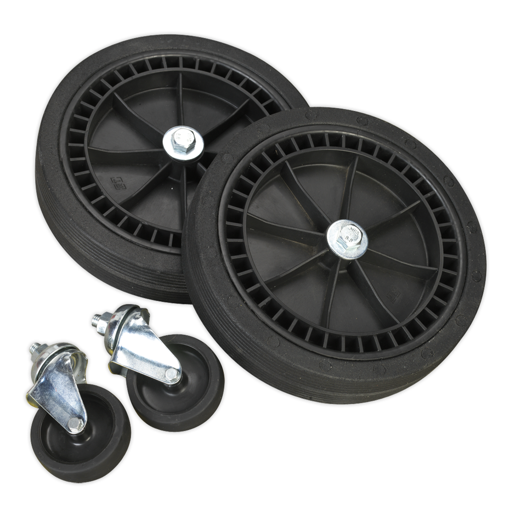Sealey Wheel Kit for Fixed Compressors - 2 Castors & 2 Fixed