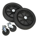 Wheel Kit for Fixed Compressors - 2 Castors & 2 Fixed