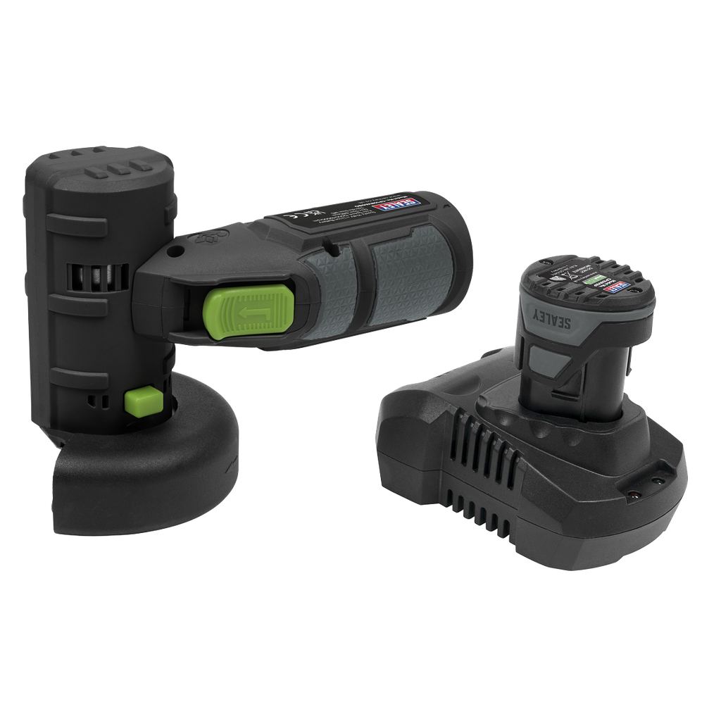 SV10.8 Series 85mm Cordless Angle Grinder Kit 10.8V 2Ah