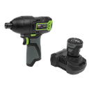 Sealey SV10.8 Series 1/4"Hex Drive Cordless Impact Driver Kit 10