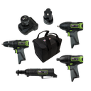 4 x SV10.8 Series Cordless Power Tool Kit 10.8V - 2 Batteries