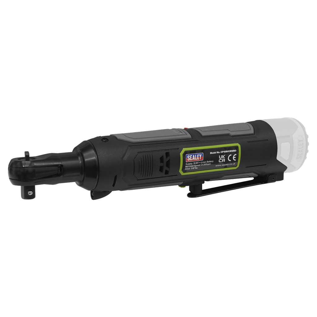 Sealey SV10.8 Series 3/8"Sq Drive Cordless Ratchet Wrench 10.8V - Body Only