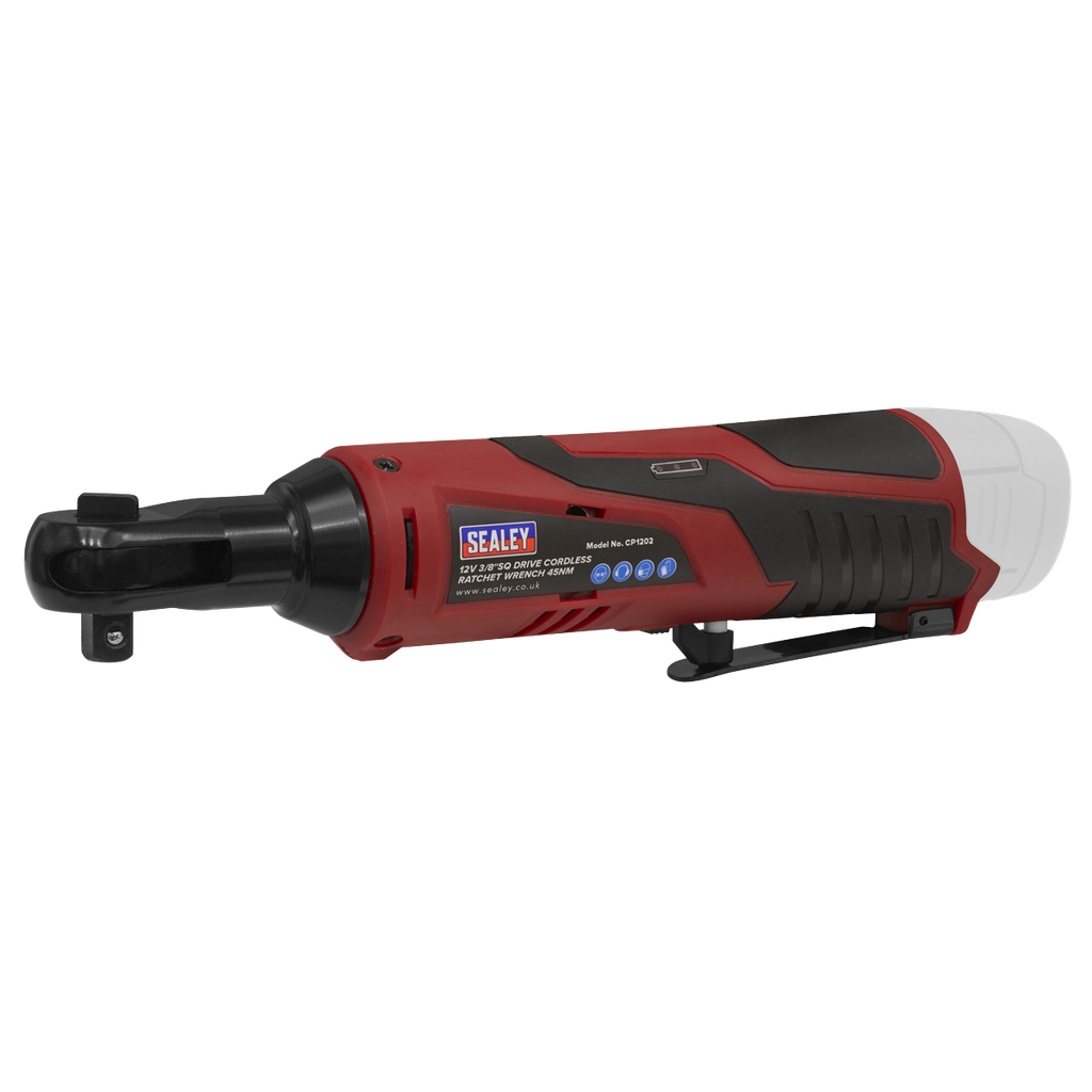Sealey SV12 Series 3/8"Sq Drive Cordless Ratchet Wrench 12V - Body Only
