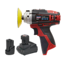 Sealey SV12 Series 71mm Cordless Polisher Kit 12V 1.5Ah - 2 Batteries