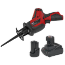 SV12 Series Cordless Reciprocating Saw Kit 12V 2Ah - 2 Batteries