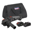 Premier SV20 Series 115mm Brushless Cordless Angle Grinder Kit 20V 4Ah