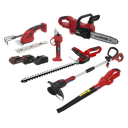 6 x SV20 Series Cordless Garden Power Tool Kit 20V - 2 Batteries