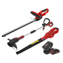 Sealey 3 x SV20 Series Garden Power Tool Kit 20V - 2 Batteries