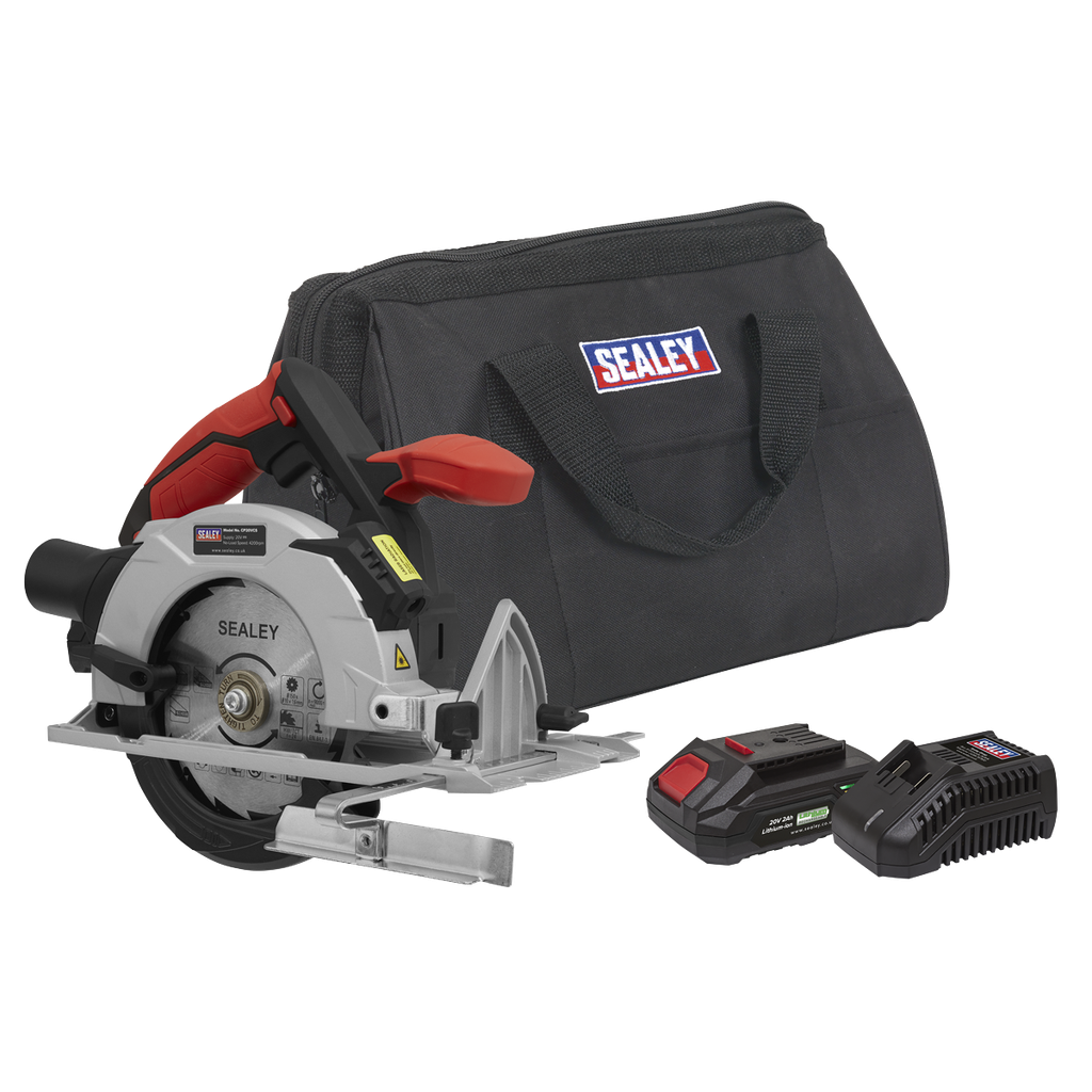 SV20 Series 150mm Cordless Circular Saw Kit 20V 2Ah