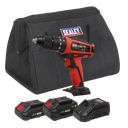 Sealey SV20 Series 13mm Cordless Combi Drill Kit 20V - 2 Batteries