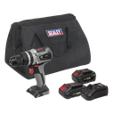 Sealey Premier SV20 Series 13mm Brushless Cordless Combi Drill Kit 20V - 2 Batteries
