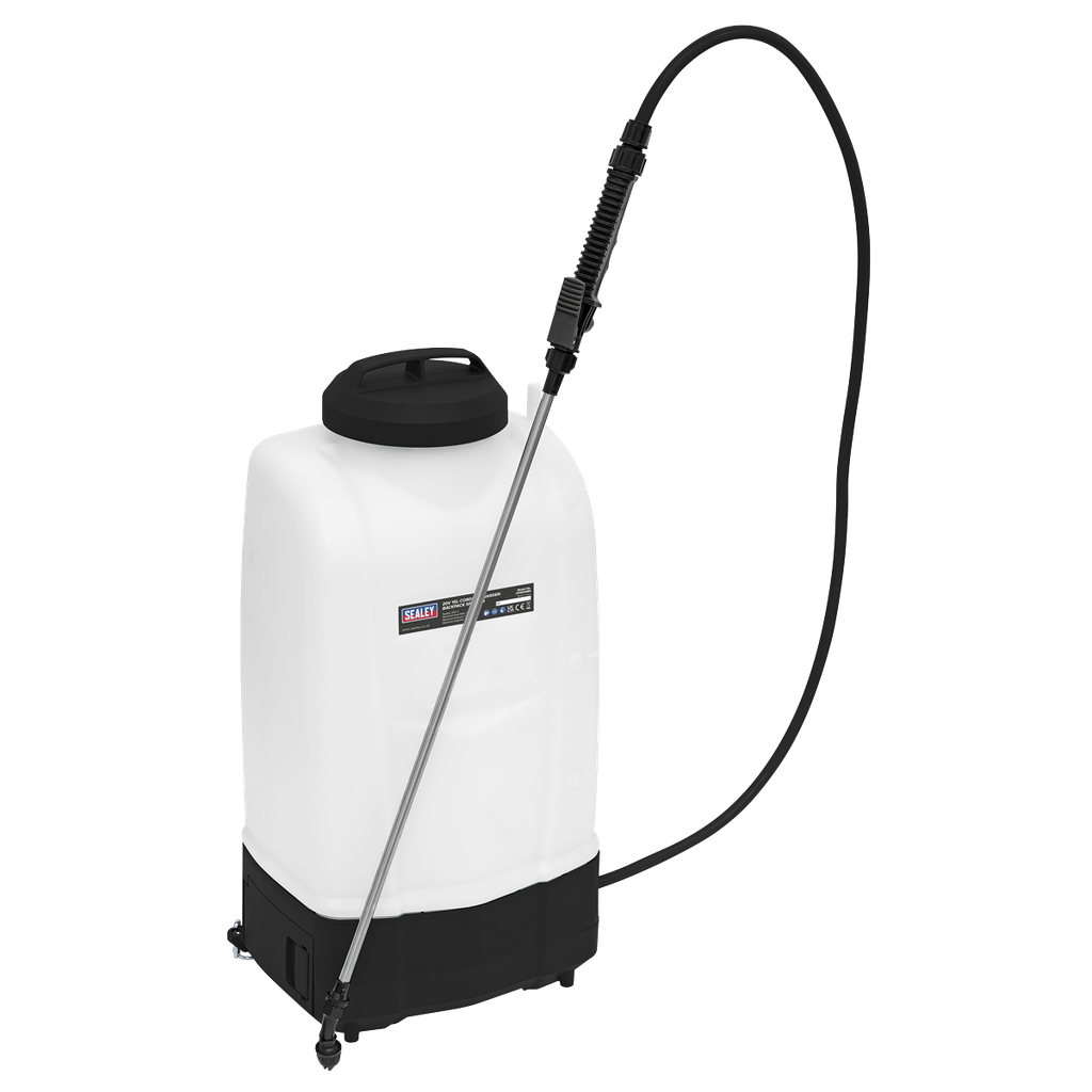 Sealey SV20 Series 15L Cordless Garden Backpack Sprayer 20V - Body Only