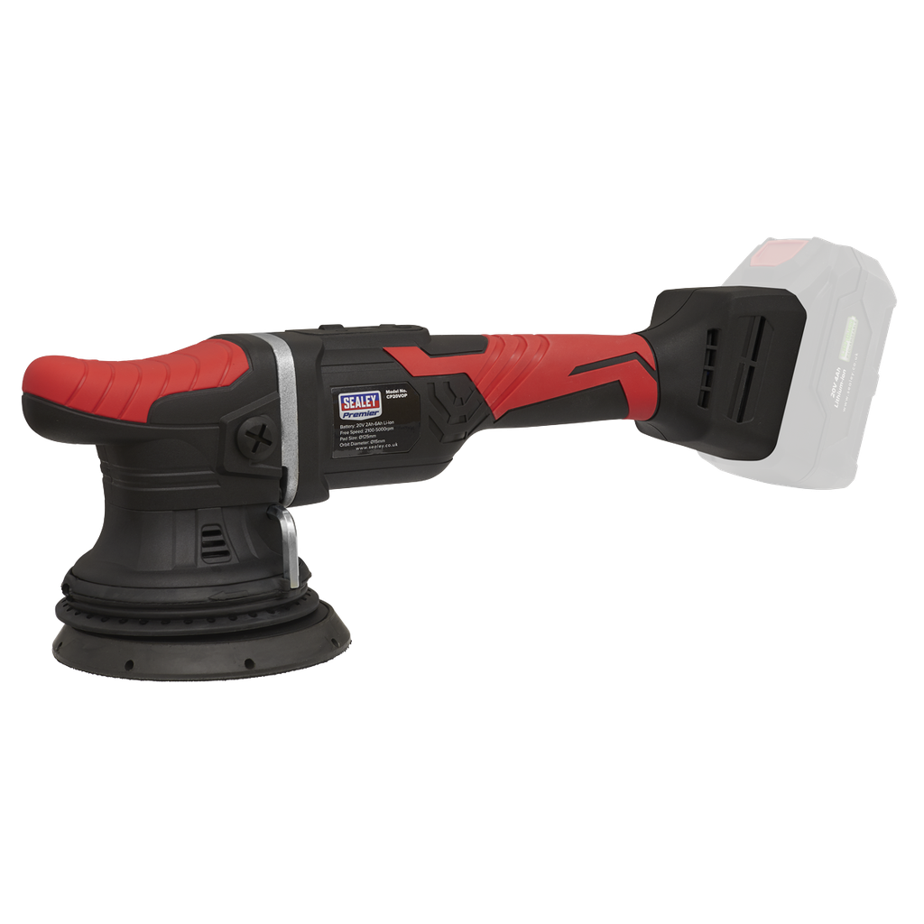 Sealey Premier SV20 Series 125mm Cordless Orbital Polisher 20V -