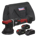 Premier SV20 Series 125mm Cordless Orbital Polisher Kit 20V 4Ah - 2 Batteries