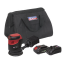 Sealey SV20 Series 125mm Cordless Orbital Palm Sander 20V 2Ah