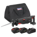 Premier SV20 Series Brushless Cordless Reciprocating Saw 20V 4Ah Kit - 2 Batteries