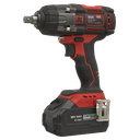 1/2"Sq Drive Cordless Brushless Impact Wrench 18V 4Ah