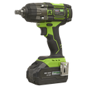 1/2"Sq Drive Cordless Brushless Impact Wrench 18V 4Ah