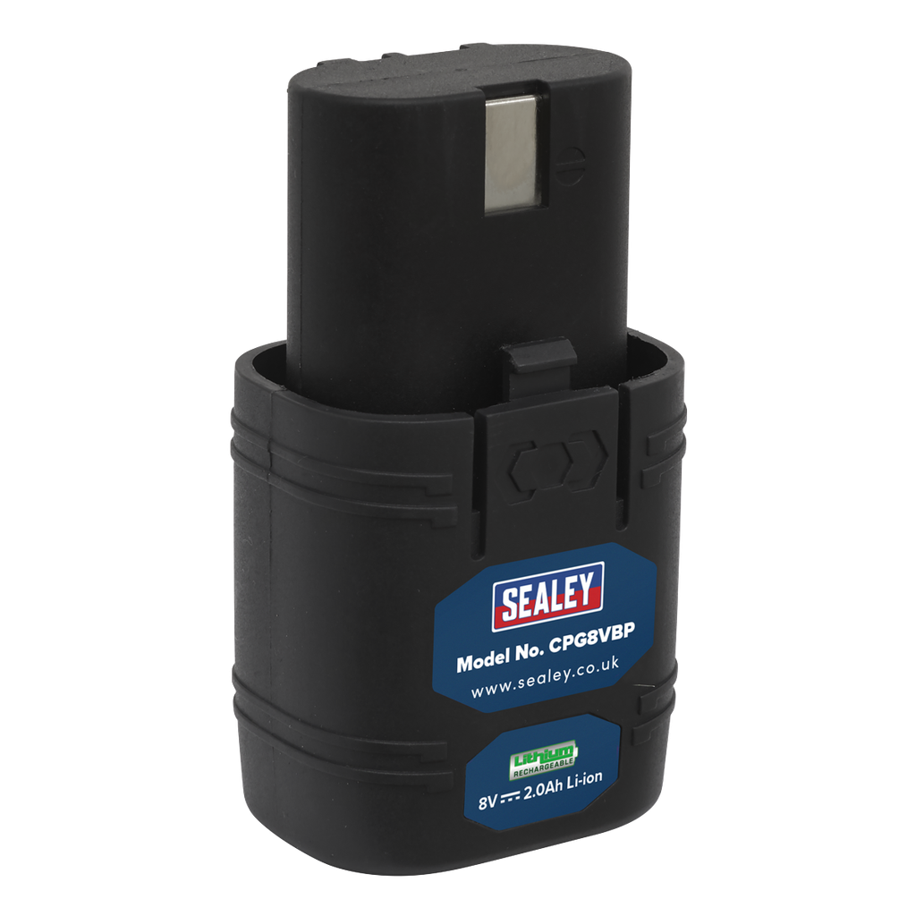 Sealey Power Tool Battery 8V 2Ah Lithium-ion for CPG8V
