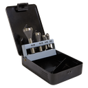 Sealey 90° Slotted Deburring Countersink Drill Bit Set 4pc
