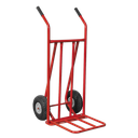 Sealey Folding Sack Truck with Pneumatic Tyres 150kg Capacity