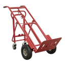 Sealey 3-in-1 Sack Truck with Pneumatic Tyres 250kg Capacity